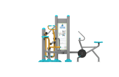 Uzay Yurusu Bisiklet ve Kurek Cekme Aleti PF-303 | Dış Mekan Spor Aletleri | Erse Kent Mobilyaları